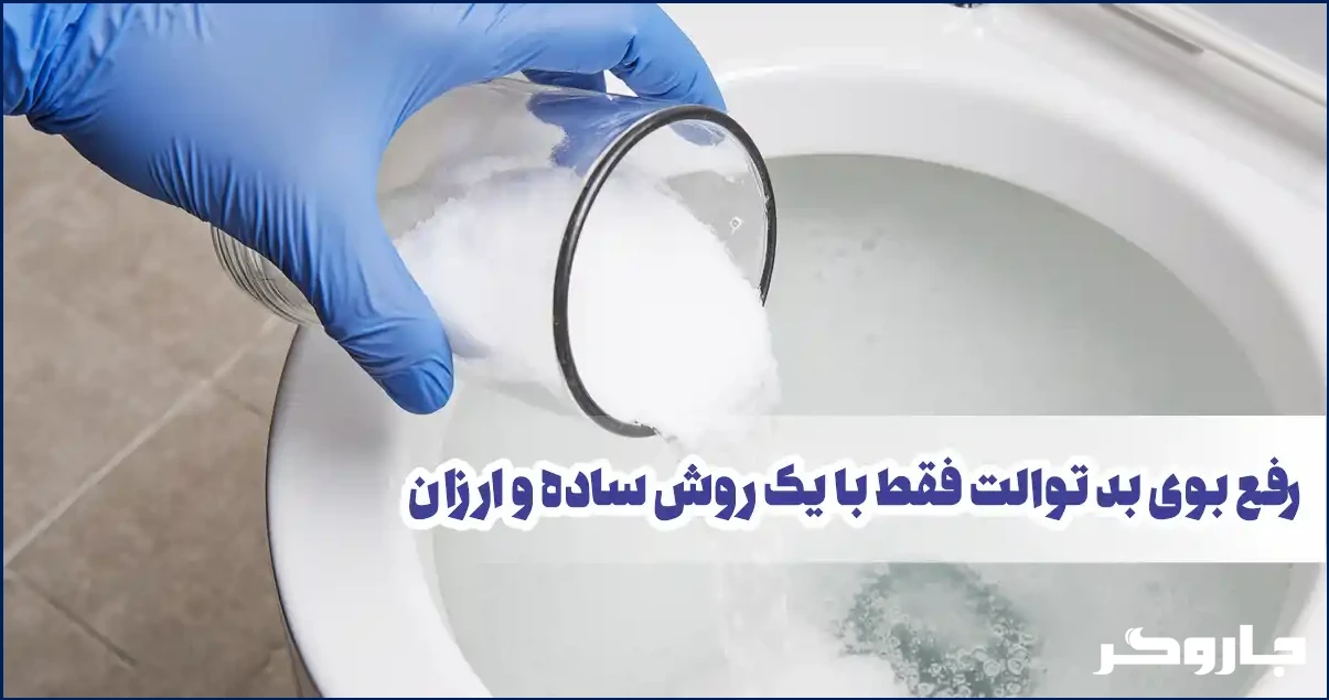 بهترین روش رفع بوی بد توالت فقط با یک کار ساده و ارزان